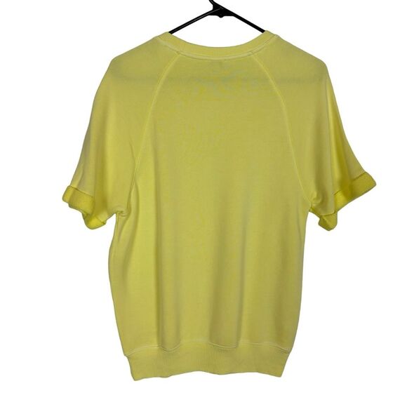 Splendid Yellow Short Sleeve Sweater Women's Small - Picture 3 of 6